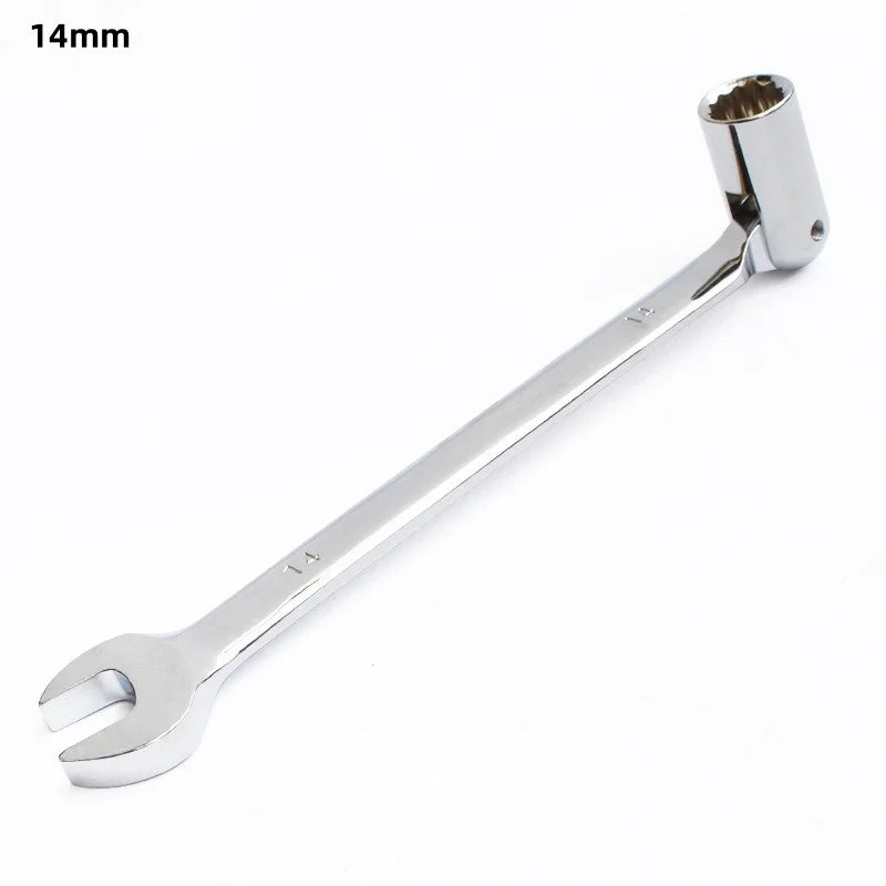 Double End Swivel-Socket Wrench Tool Activity Sockets Set Tools,Metric Swivel Head Flexible Socket Wrench Spanner CRV Steel Tool Oasis Select 14mm