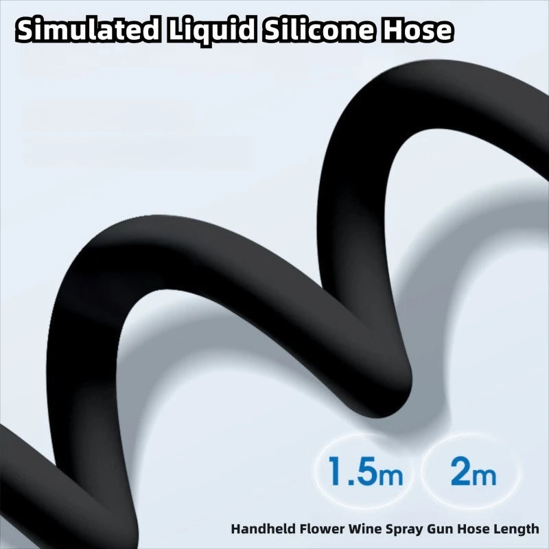 1.5/2M Bathroom Silicone Shower Tube Bend Arbitrarily Hose Explosion Proof Anti-winding Shower Hose Bathroom Faucet Accessories Oasis Select
