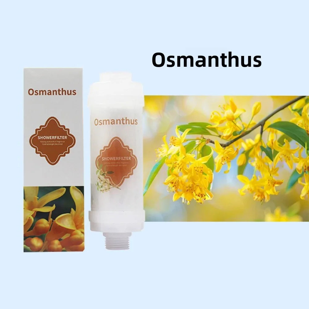 Lavender Shower Head Water Filter Dechlorination Anti-scaling Perfume Water Filter Filter Impurities Mixed with Vitamin C Oasis Select