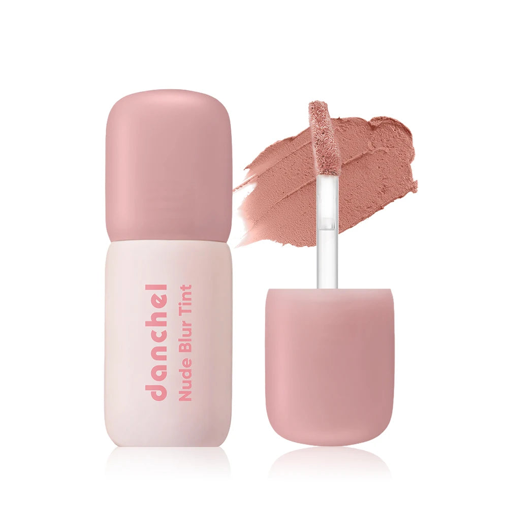 10 Shades Nude Blurring Lip Tint 2-in-1 Lightweight Long-Lasting Non-sticky Velvet Lip & Cheek Blush Lipgloss Daily Cosmetics Oasis Select Color 1