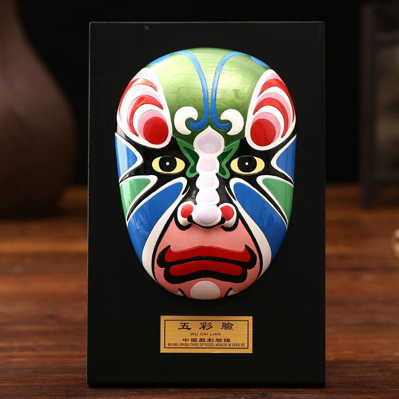 Peking Opera mask decoration Chinese style hot pot restaurant teahouse decoration Peking Opera mask relief pendant Oasis Select
