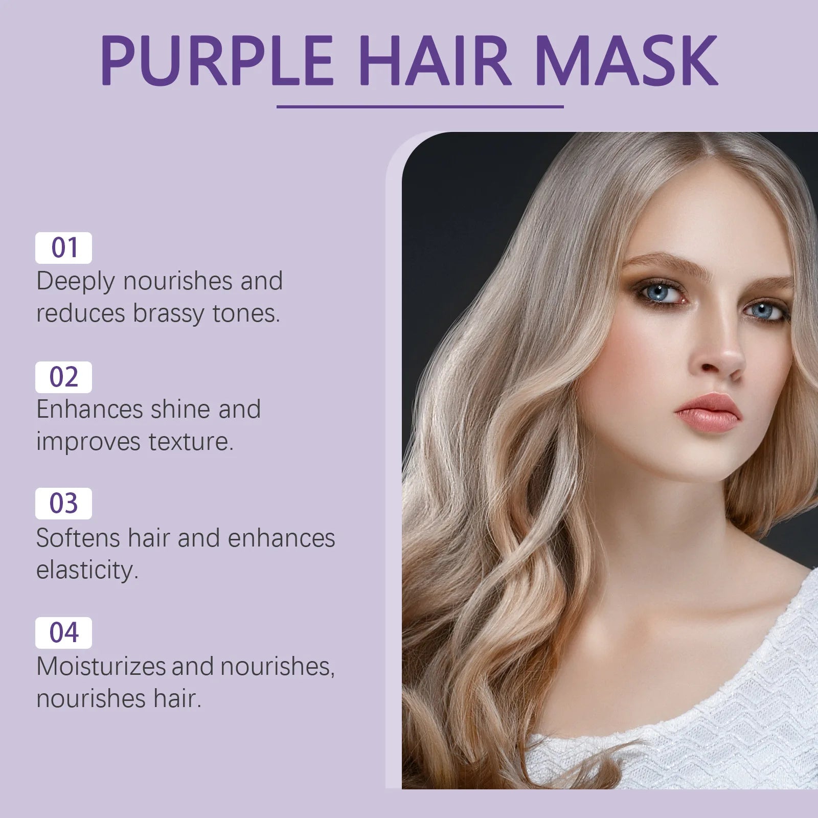 HOEGOA Hair Care Mask Relieve Dryness Repair Damage Eliminate Frizz Nourish Scalp Enhance Resilience Reduce Loss Hair Sooth Mask Oasis Select