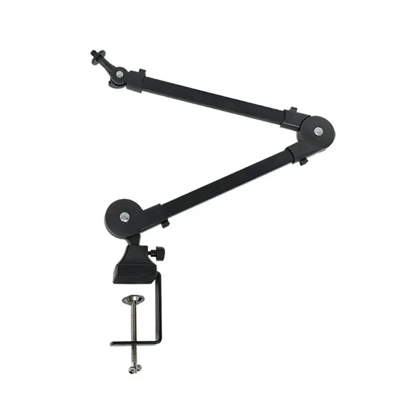 Foldable Microphone Boom Arm Mic Stand Desk Mounted 360° Rotation Universal For Video Gaming Studio Audio Mic Stand Accessories Oasis Select Default Title
