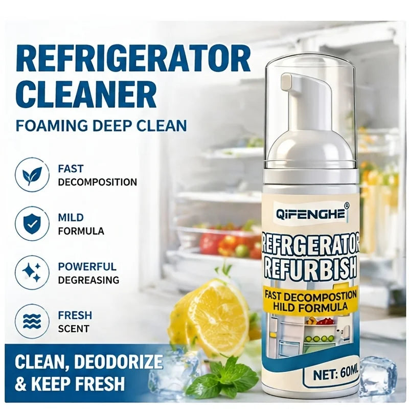 Foam Spray Fridge Cleaner – Removes Grease, Stains & Odours Foam Spray Cleaner Oasis Select