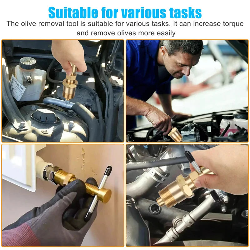 15mm 22mm Olive Remover Puller Removal Tool Solid Brass Copper Tube Fitting For Npt 1/2 Inch Npt 3/4 Inch Pipes Car Accessories Oasis Select