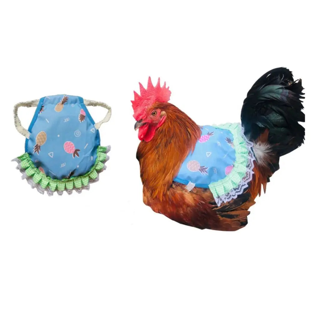 Adjustable Chicken Saddle Apron – Soft Hen Feather Protector Chicken Saddle Apron Oasis Select