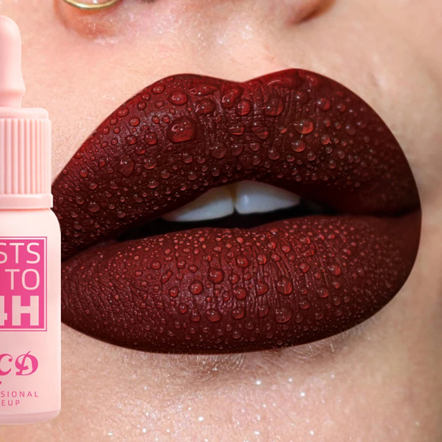 MCD 19-Color Matte Liquid Lipstick – Waterproof Long-Lasting