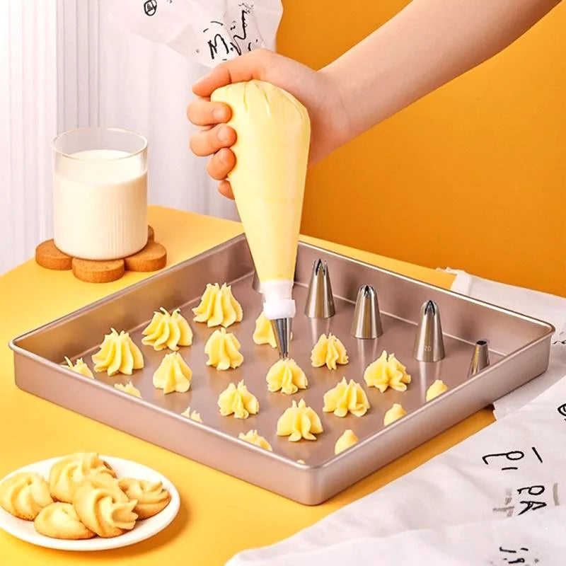 15-Piece Stainless Steel Piping Nozzles – Cake Decorating Tips Set Cake Decorating Tips Oasis Select