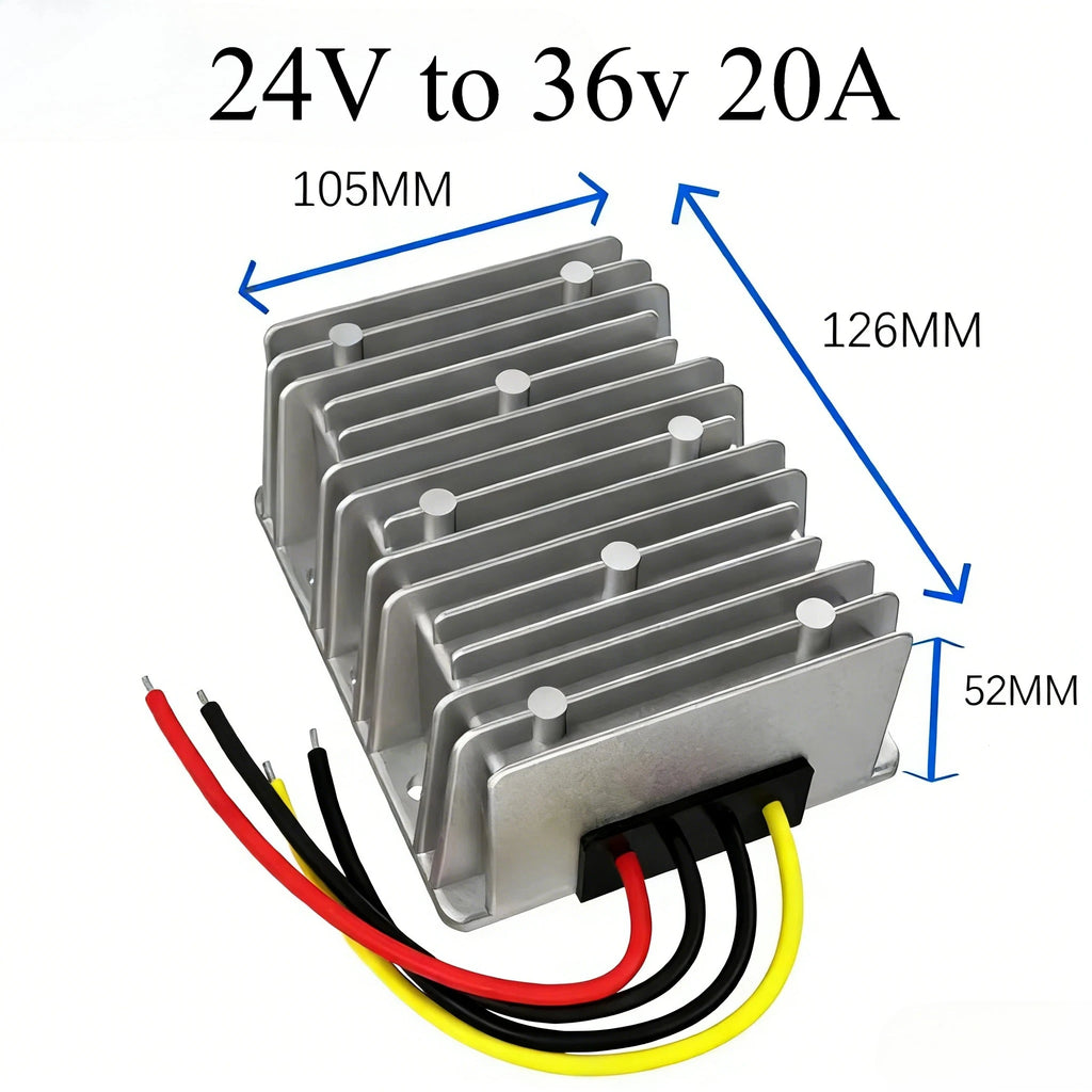 24V to 36v 5A-30A Power Supply Transformer Adapter Boost Converter DC/DC Voltage Regulator 24V-36V Booster Module Car Boat Oasis Select 24V to 36v 20A 24V 36V