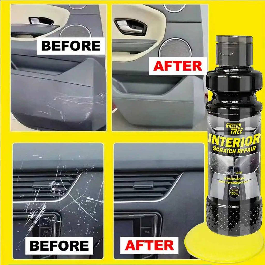 Car Interior Scratch Repair Kit – Plastic Restorer & Wax