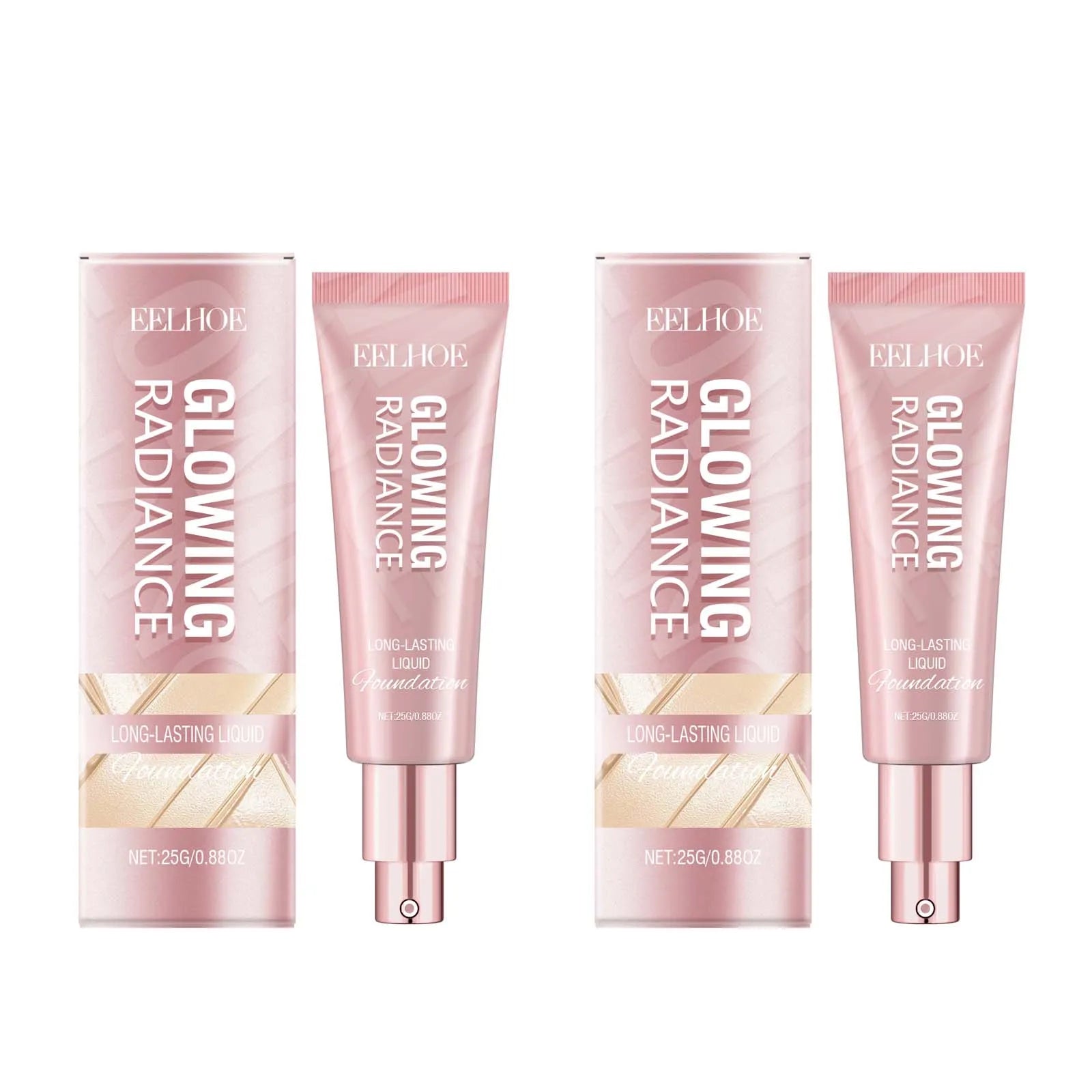 Face Liquid Foundation Oil-Control Matte BB Cream Waterproof Long-Lasting Concealer Liquid Full Coverage Moisturizing Cosmetics Oasis Select 2pcs Natural