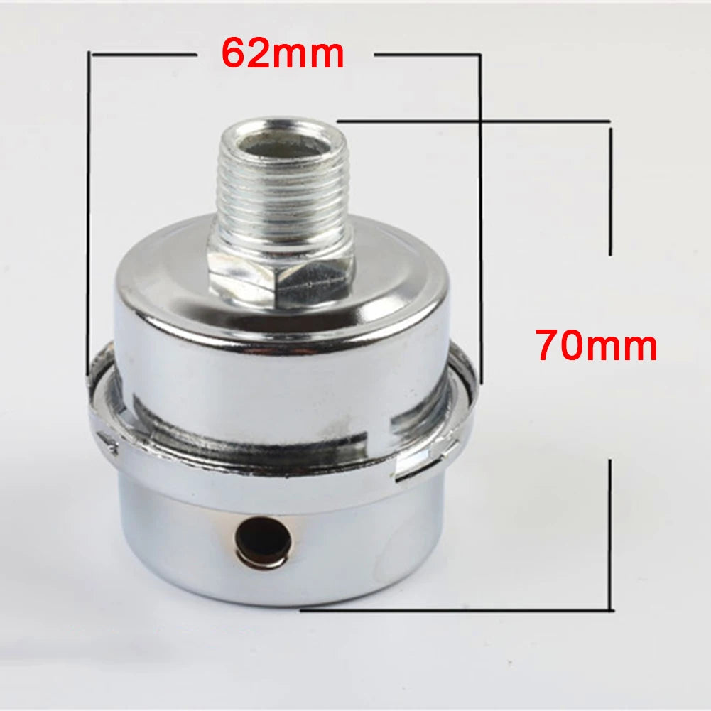 1Pc Air Compressor Muffler 12.5mm/ 16mm/ 20mm Air Filter Accessories Oil-Free Muffler Air Compressor Pump Parts Oasis Select