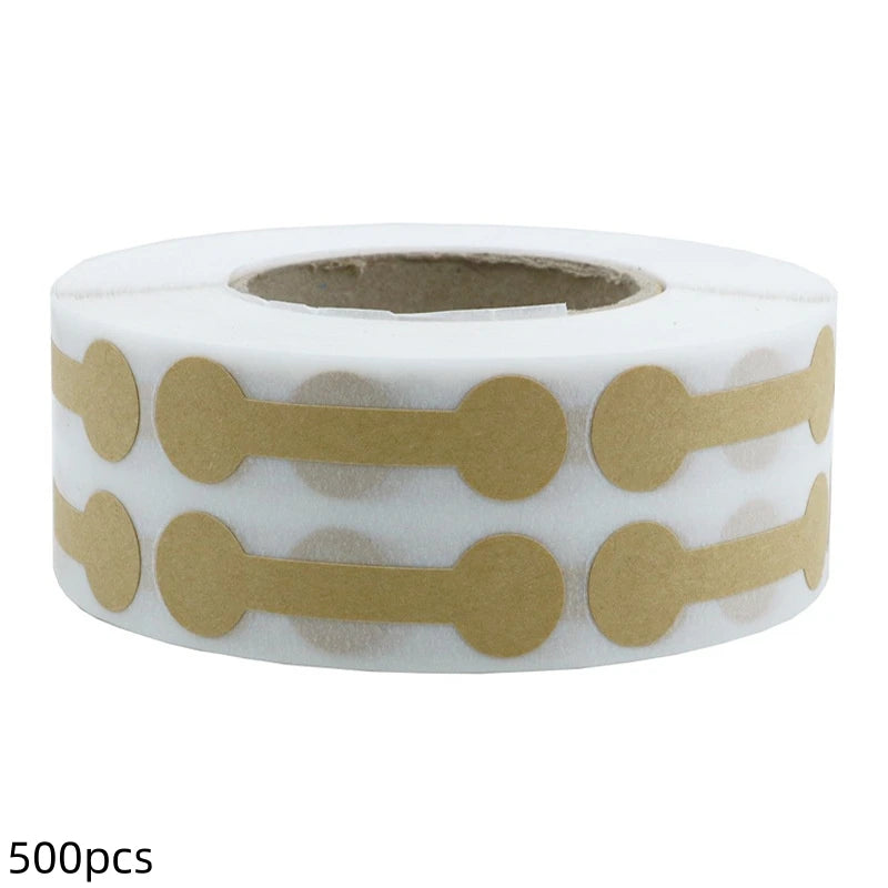 500pcs Portable Jewelry Price Tag Self Adhesive For DIY Necklaces Tool Ring Bracelet Packaging Supplies Label Small Businesses Oasis Select 1