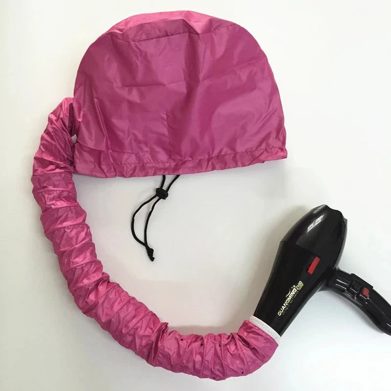 Hair Bonnet Portable Dryer Cap Steamer Quick Dry Baked Oil Care Diffuser Drying Hairdressing Tools Hair Cap Shower Cap Women Oasis Select 1pc-pink