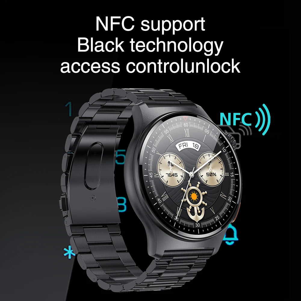 New Smartwatch Men Women 1.39" Blue Tooth Call Sports Tracker Smart Watch GPS Heart Rate Game Waterproof NFC Voice Assistant Oasis Select