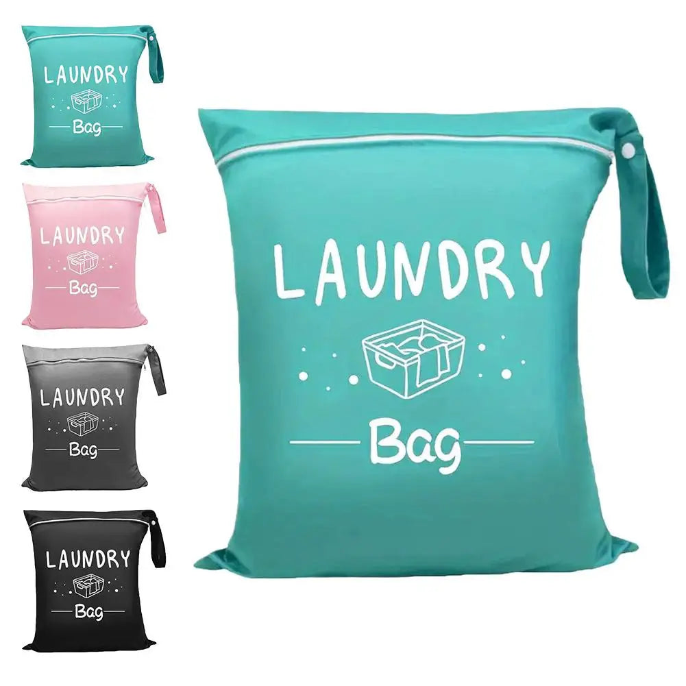 Waterproof Travel Laundry Bag – Wet Dry Organizer & Zipper Travel Laundry Bag Oasis Select
