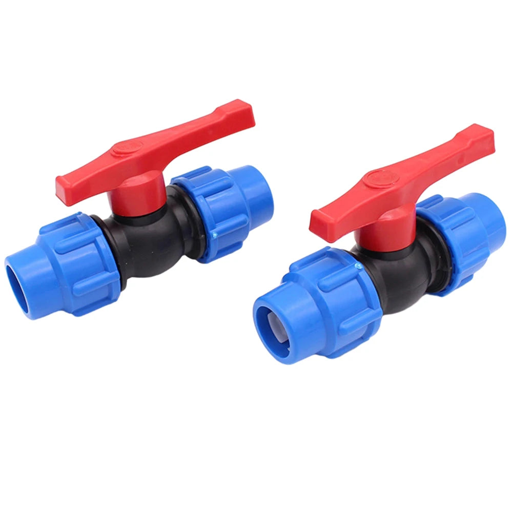 Shut-off Valve PE Pipe Ball Valves With External Thread Stop Valve Fitting 20/25/32mm High Pressure Resistance Oasis Select