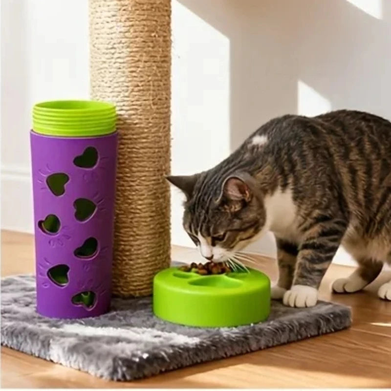Interactive Detachable Pet Slow Feeder Bite Resistant Treat Dispenser Durable Chew Toy for Dogs and Cats Indoor Outdoor Use Oasis Select