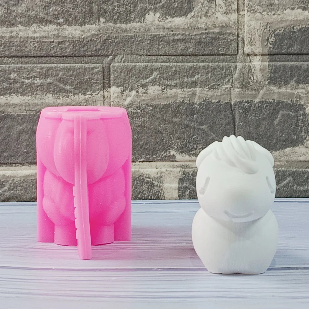 3D Sheep Silicone Mold – Candle, Soap, Resin & Gypsum DIY