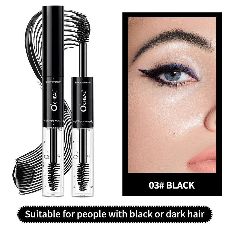 Dual-Head Waterproof Eyebrow Dye – Natural 3D Brow Cream Eyebrow Dye Cream Oasis Select