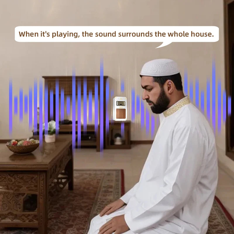 Quran Azan Clock Bluetooth Speaker Night Light MP3 | AyeBeau
