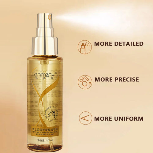 100ml perfume hair care essential oil spray brightening hair care essential oil, long-term moisturizing: make hair soft， Oasis Select