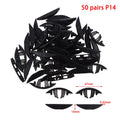 50Pair Woodworking Lamino Invisible Connector P15 P14 Plywood 2 In 1 Fastener For Lamino Slotting Machine Reusable Accessories Oasis Select P14