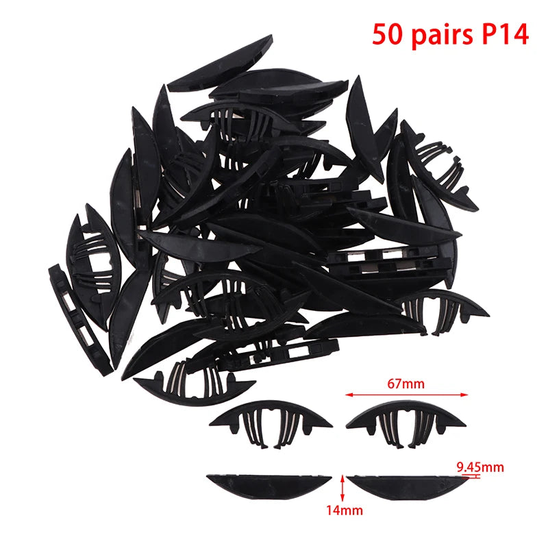 50Pair Woodworking Lamino Invisible Connector P15 P14 Plywood 2 In 1 Fastener For Lamino Slotting Machine Reusable Accessories Oasis Select P14