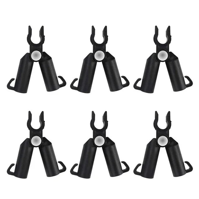 6pcs Plant Support Awning Pillar A- type Fixed Clip Plant Grafting Stakes Connector Climbing Vine Bracket Garden Accessories Oasis Select Black 1 16mm