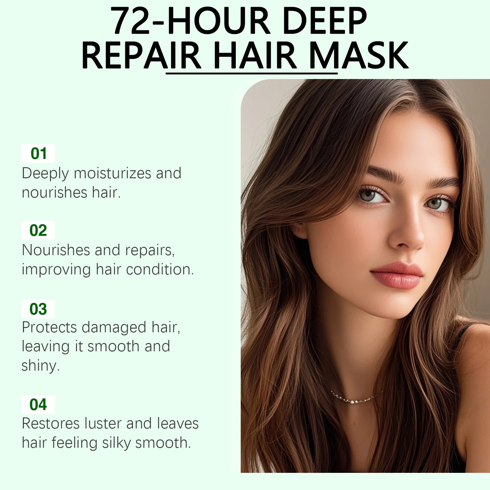 Deep Repair Conditioning Hair Mask Quick Repair Dry Damaged Frizzy Deep Moisturize Nourishing Anti Frizz Smooth Hair Care Cream Oasis Select