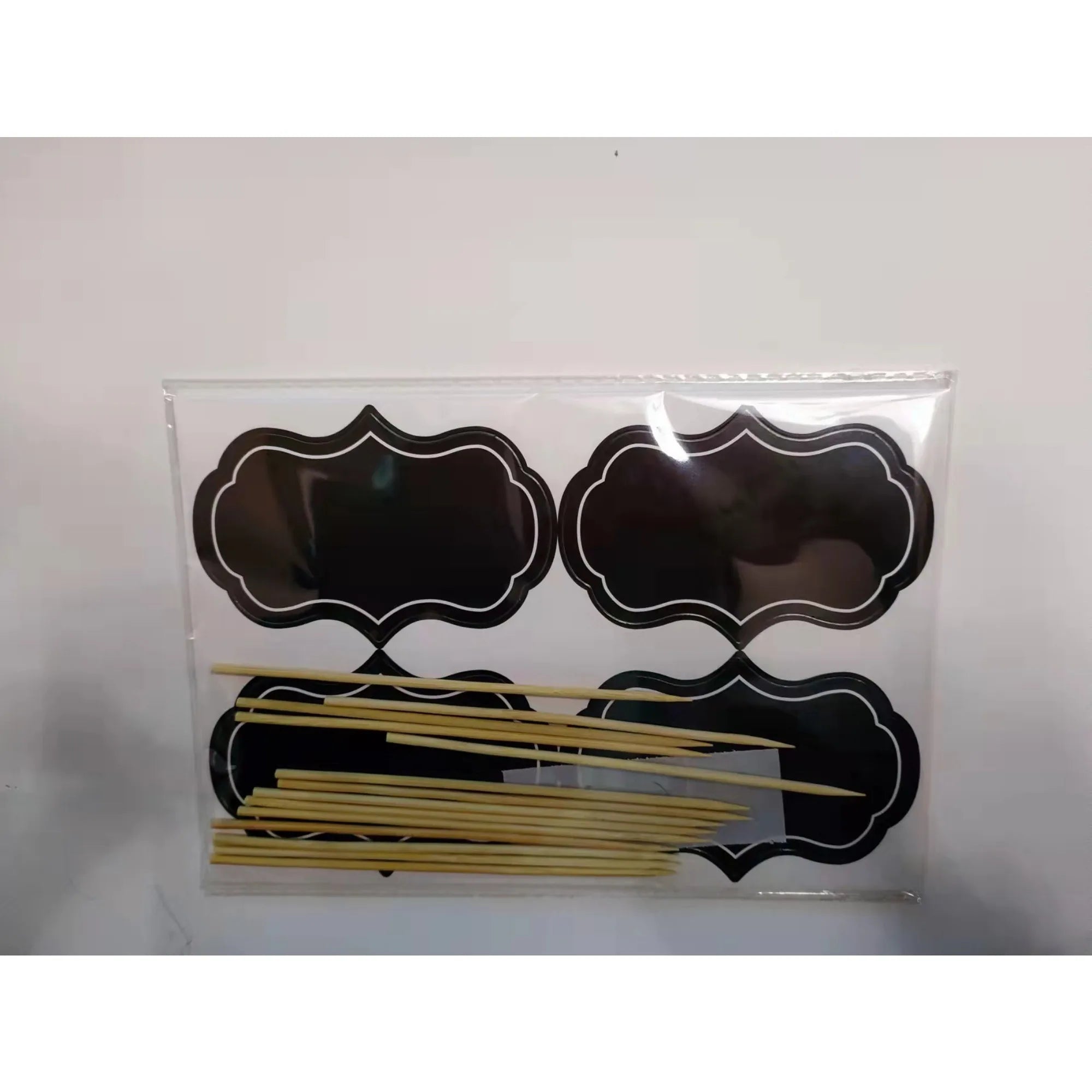 1 Set Mini Blackboard Paperboard Message Slate Business Card Holder Memo Label Brand Number Table Price For Party Decor Supplies Oasis Select A-24pcs 9x15cm