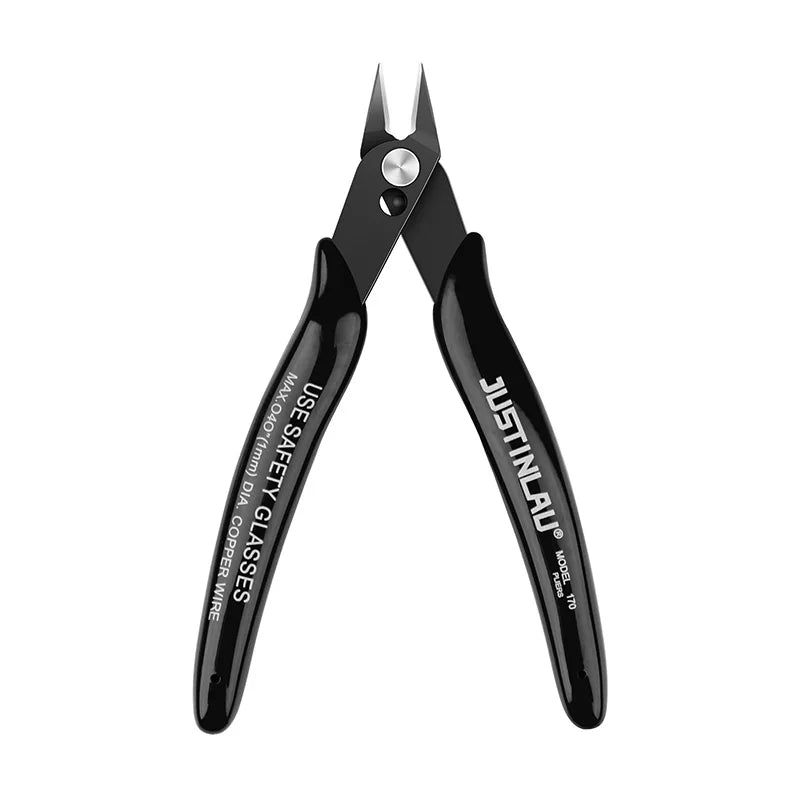 Diagonal Pliers Carbon Steel Pliers Electrical Wire Cable Cutters Cutting Side Snips Flush Pliers Nipper Hand Tools Oasis Select black