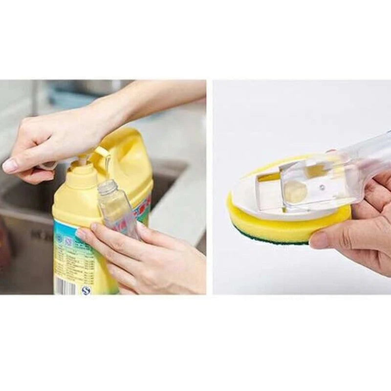 Dish Wand Soap Brush & Sponge Refills | Kitchen Scrubber Set