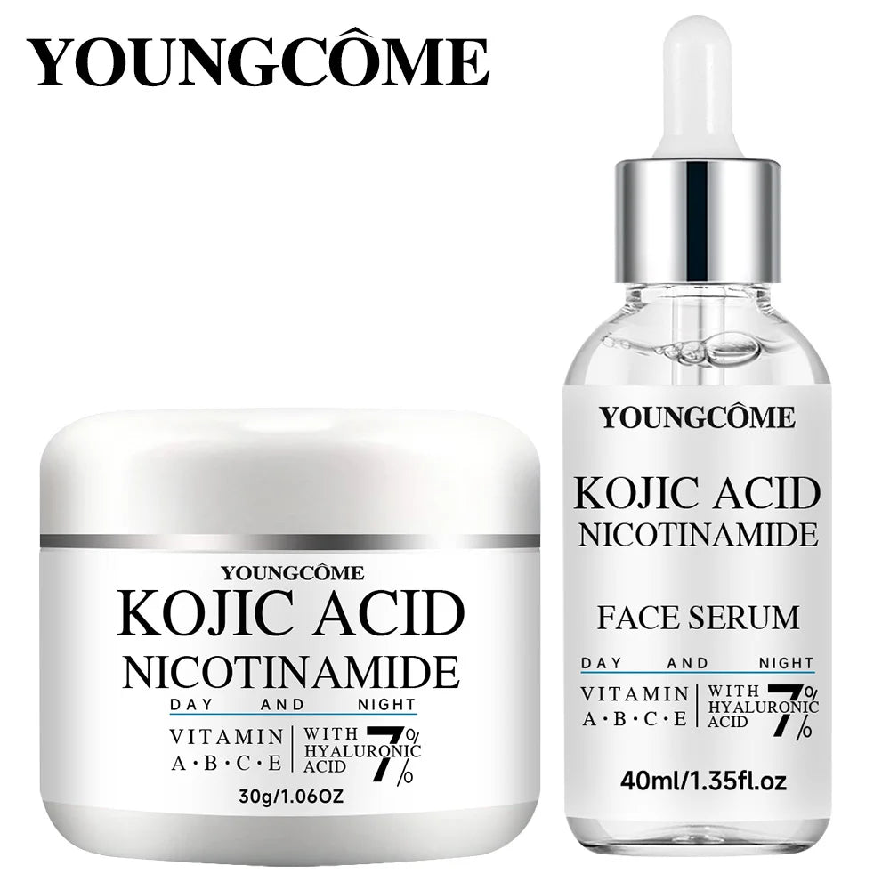 YOUNGCOME Kojic Acid & Niacinamide Brightening Serum & Cream Set