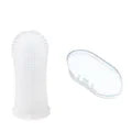Dog Super Soft pet Finger Toothbrush Teeth Cleaning Breath Care Nontoxic Silicone Tooth Brush Cat dog toothbrush pet products Oasis Select 1pc-white