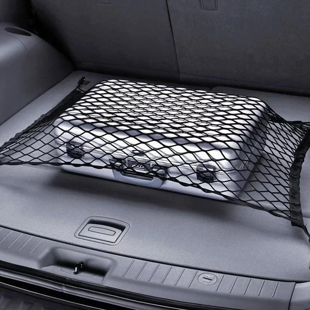 Trunk Net Vehicle Luggage Mesh Elastic Anti-Slip Car Trunk Luggage Net Luggage storage tools for Sedan SUV RV Trailer Outdoors Oasis Select