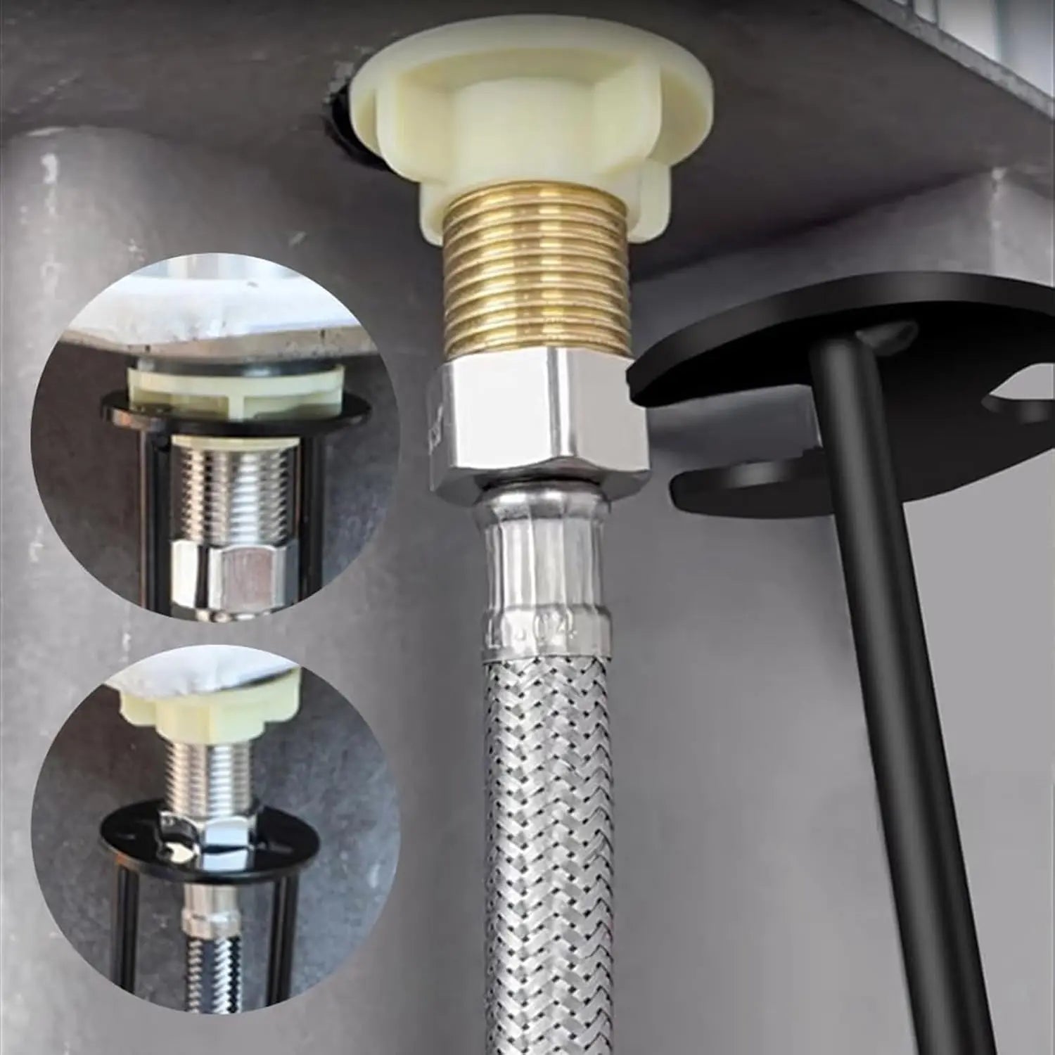 Multifunctional Basin Wrench – Professional Sink Faucet Tool for Tight Spaces, Under Sink Plumbing Repair for Kitchen & Bathroom Oasis Select