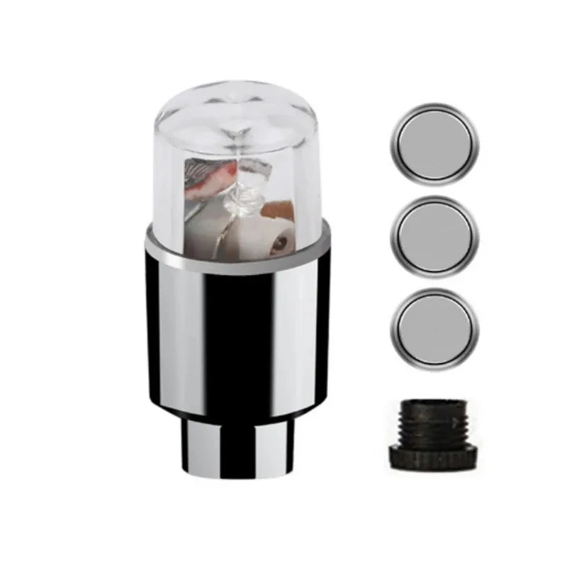 2/4/8Pcs Tire Valve Cap Lights Durable Tire Lights For Car Air Valve Caps With Lights For Motorcycles Bicycles Electric Vehicles Oasis Select