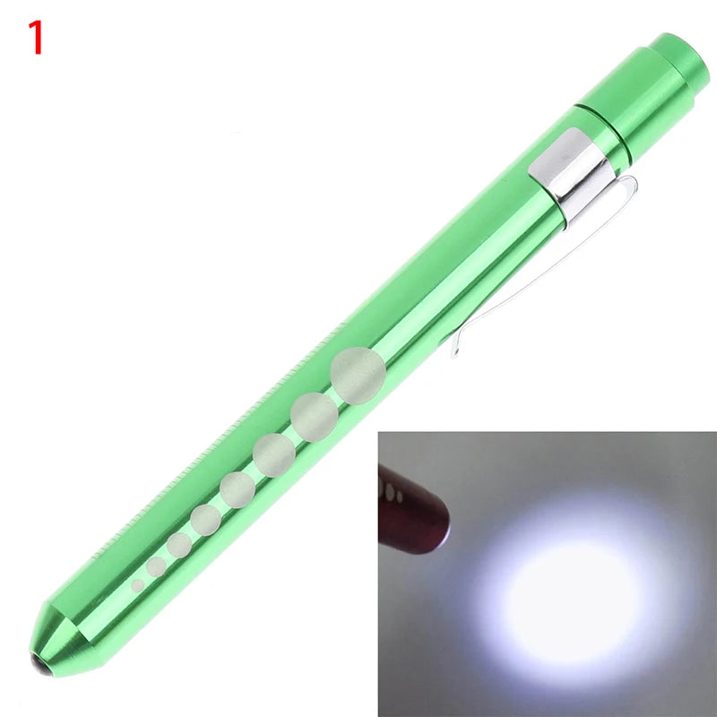 Oral Xamination Pen Light, Pen Flashlight, Pupil Examination Pen Light, Medical Pen Light With Pupil Gauge And Ruler Oasis Select MR-12