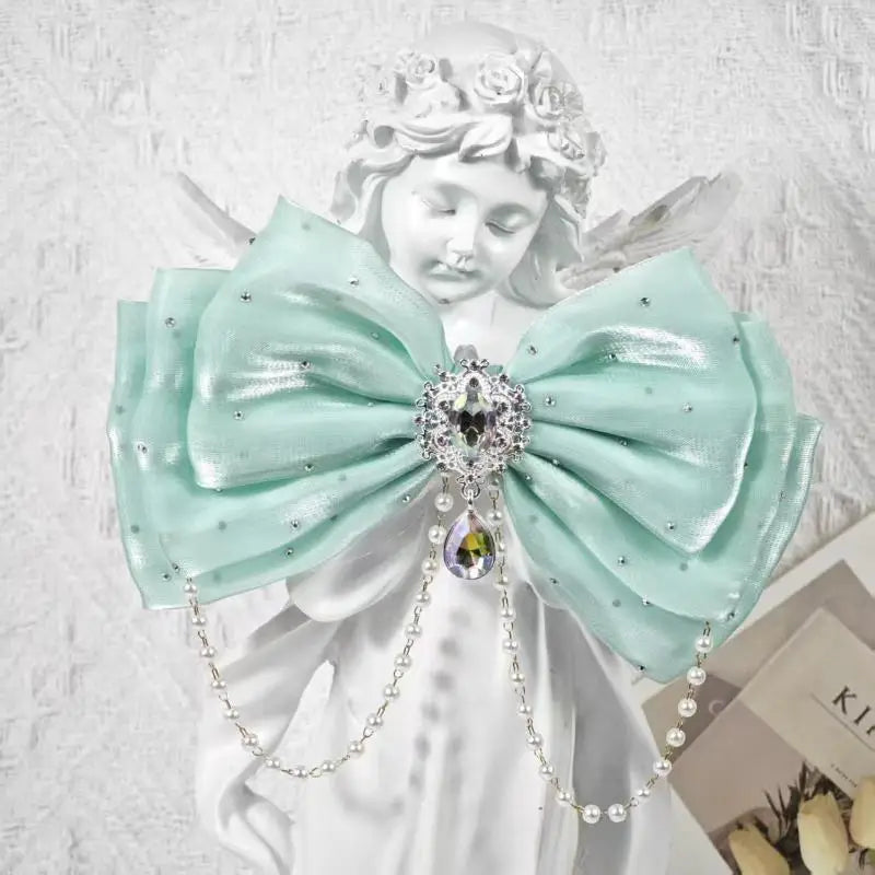 Rhinestone Bow Hair Clip for Girls – Princess Party Accessory Girls Hair Clip Oasis Select A13