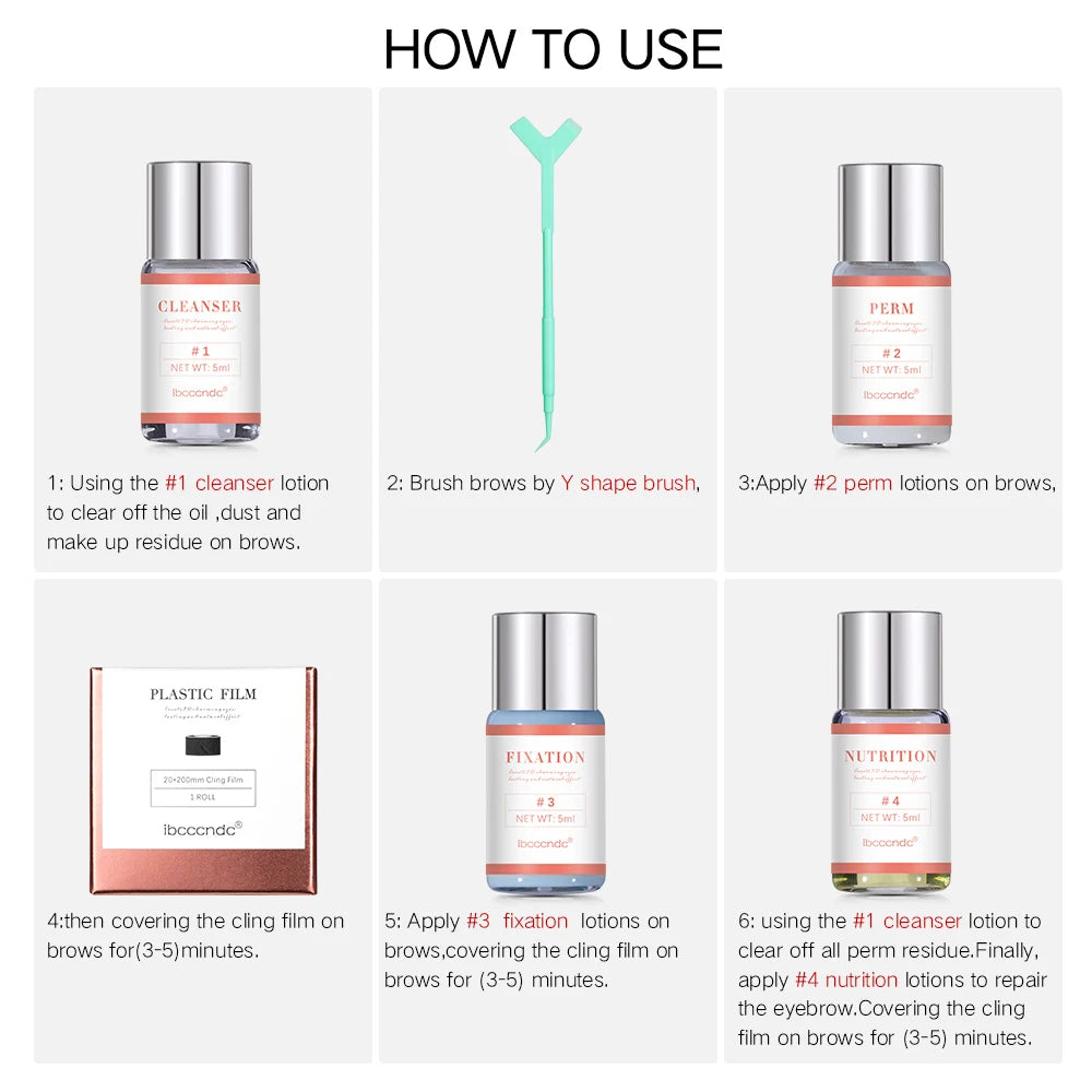 Eyebrow Lift Kit Professional Brow Lamination Kit DIY Eyebrow Perming Shaping Set Browlift Makeup Products For Home Use Tools Oasis Select