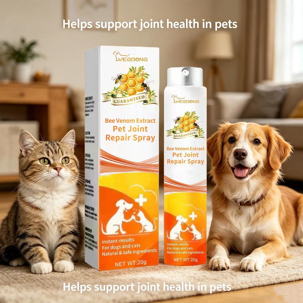 Bee Venom Pet Joint Repair Spray for Pets Relieves Discomfort and Strengthens Weak Muscles Promotes Flexibility Pet Bone Care Oasis Select Default Title