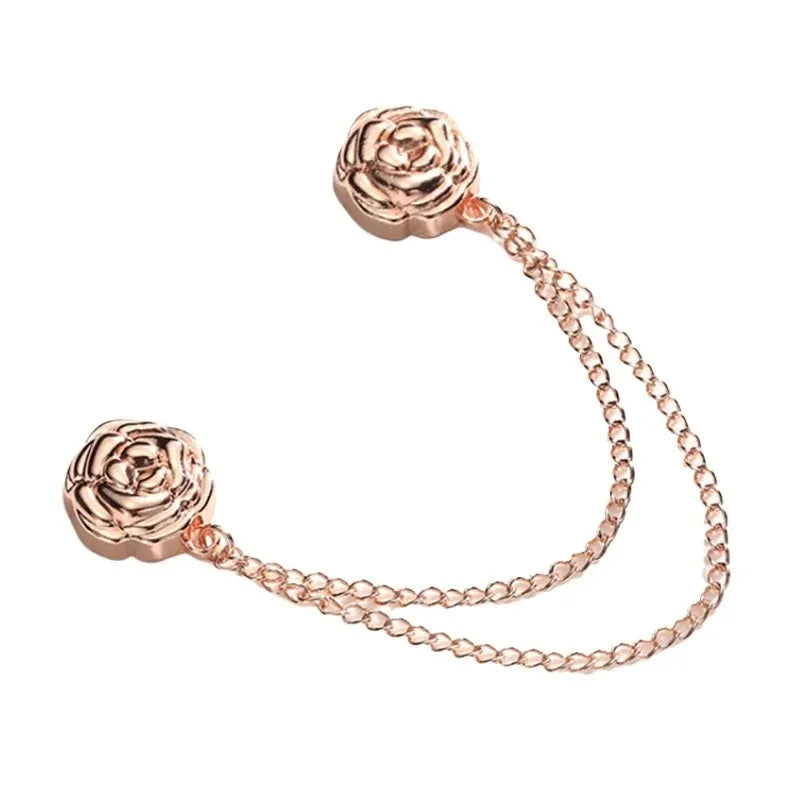 Magnetic Clothing Clip – Pinless Brooch for Hijab & Shawl Magnetic Clothing Clip Oasis Select rose gold