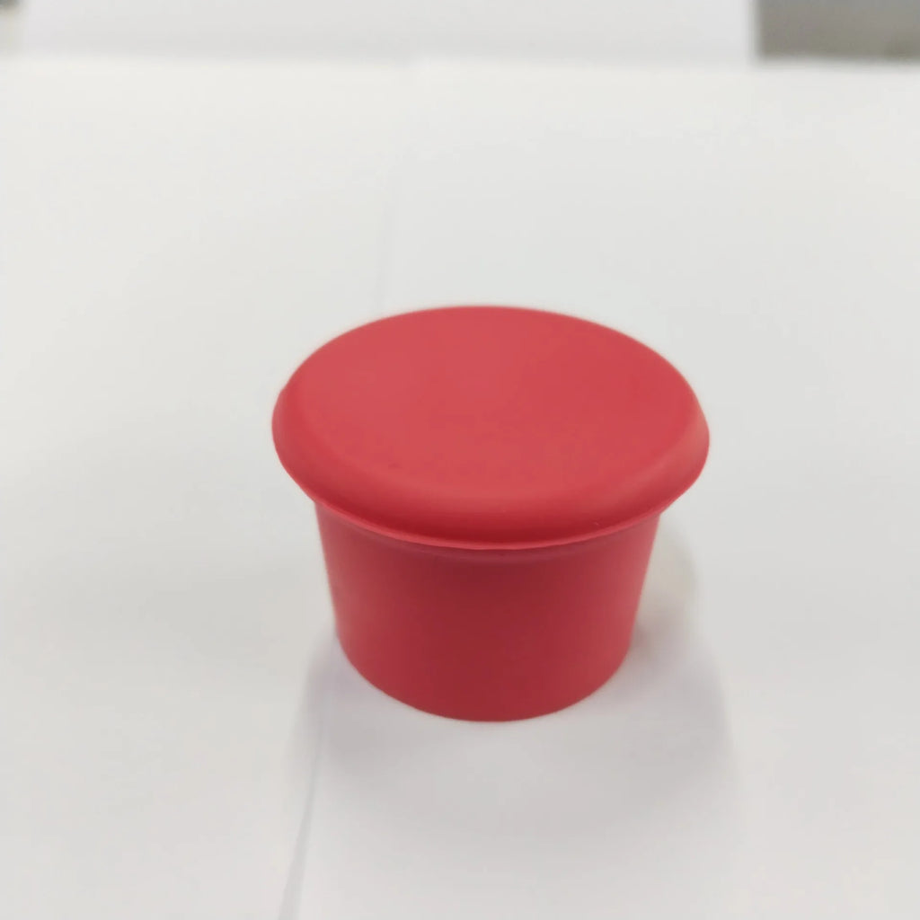Food - Grade Silicone Wine Bottle Stopper: Universal Round Seal for Wine, Beer & Glass Bottles, Soft & Leak - Proof Oasis Select Red wine red 3PCS