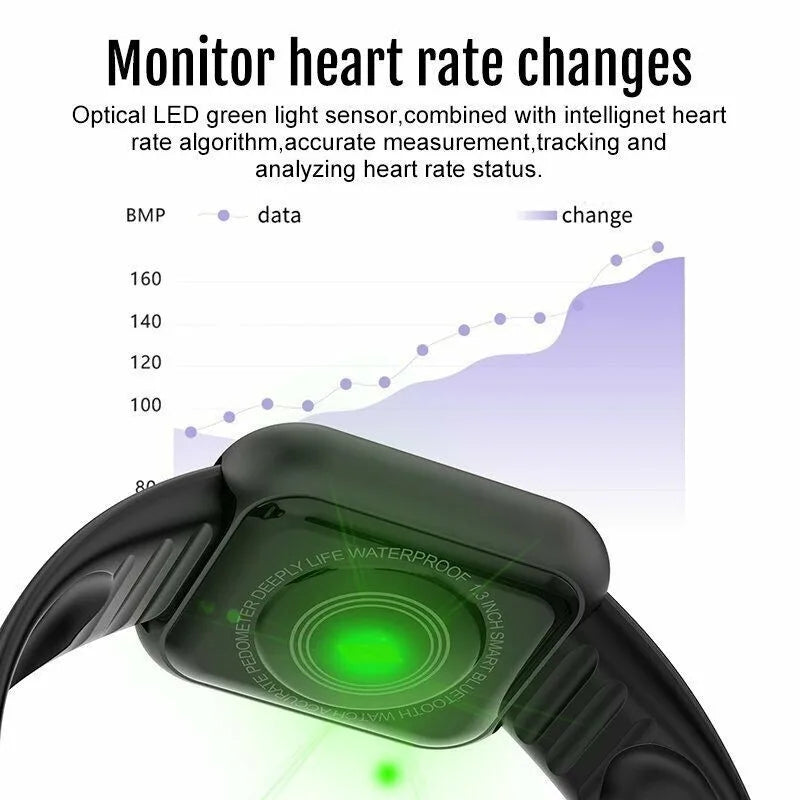 Y68 D20 Smart Watch – Fitness Tracker & Heart Rate Monitor