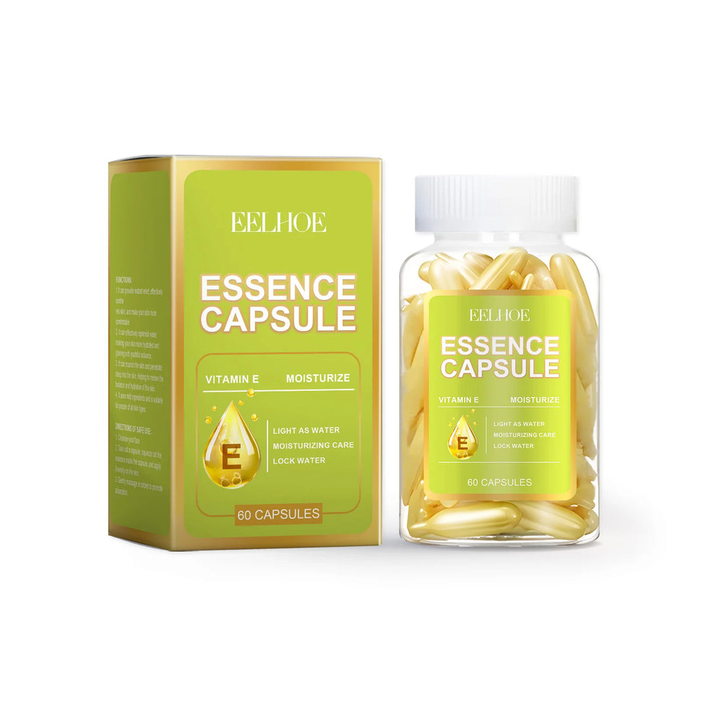 EELHOE Vitamin E Face Serum Capsules – Brighten & Firm 60pc Face Serum Capsules Oasis Select Moisturizer Serum