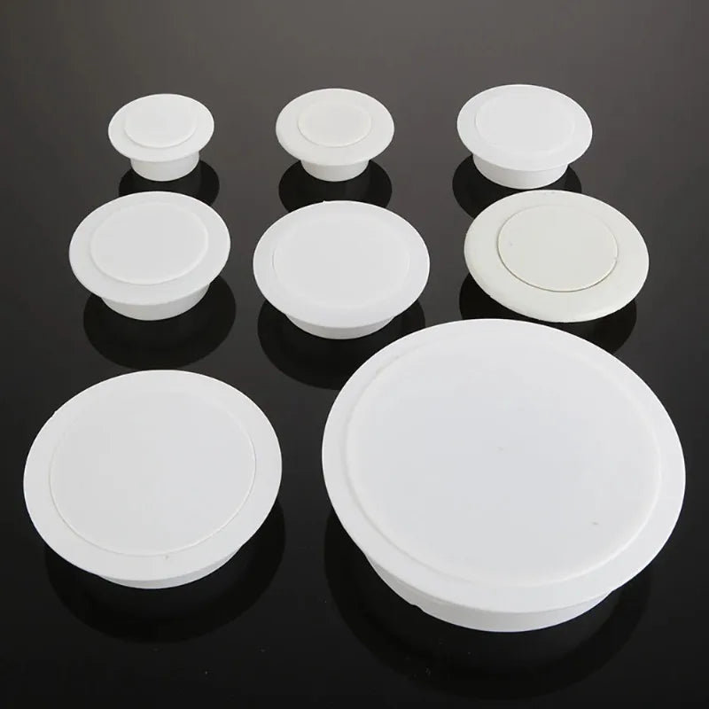 Separable Wall Hole Decorative Cover Protective Vents Decor Cap PP Plastic Plug 40 50 60 70 80 100mm Junction Box Outlet Cover Oasis Select