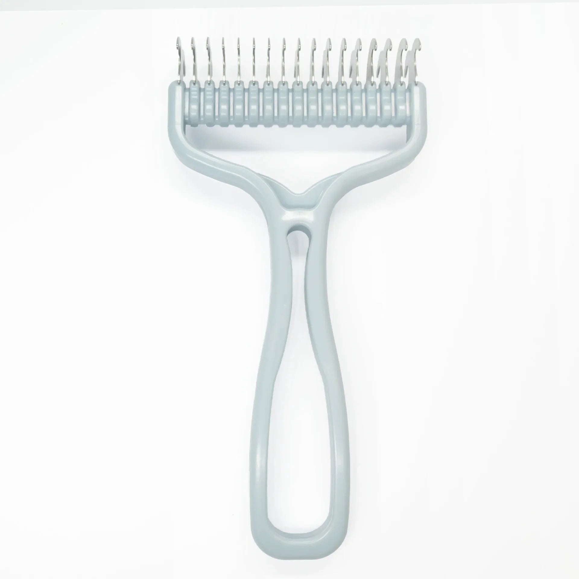 Cat Brush Pet Knot Comb 2 in 1 Dogs Cat Fur Knot Cutter Pets Hair Removal Comb Dog Grooming Shedding Tools Pet Cleaning Supplies Oasis Select Blue S