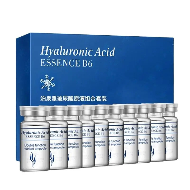 BIOAQUA Hyaluronic Acid Serum Ampoules – 10-Pack Moisturizing Set Face Serum Ampoules Oasis Select