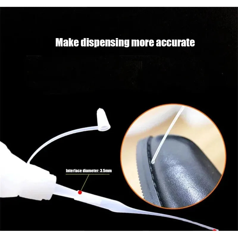 1/3/6bag Glue Micro-Tips Plastic Glue Bottle Tips Glue Extender Precision Applicator Dropping Tube Nozzle For Crafting Lab Oasis Select